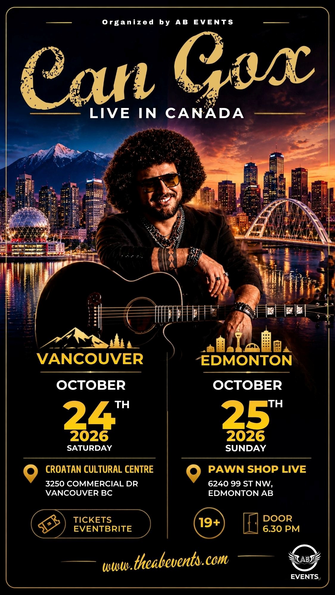 CAN GOX CANADA TOUR AB EVENTS
